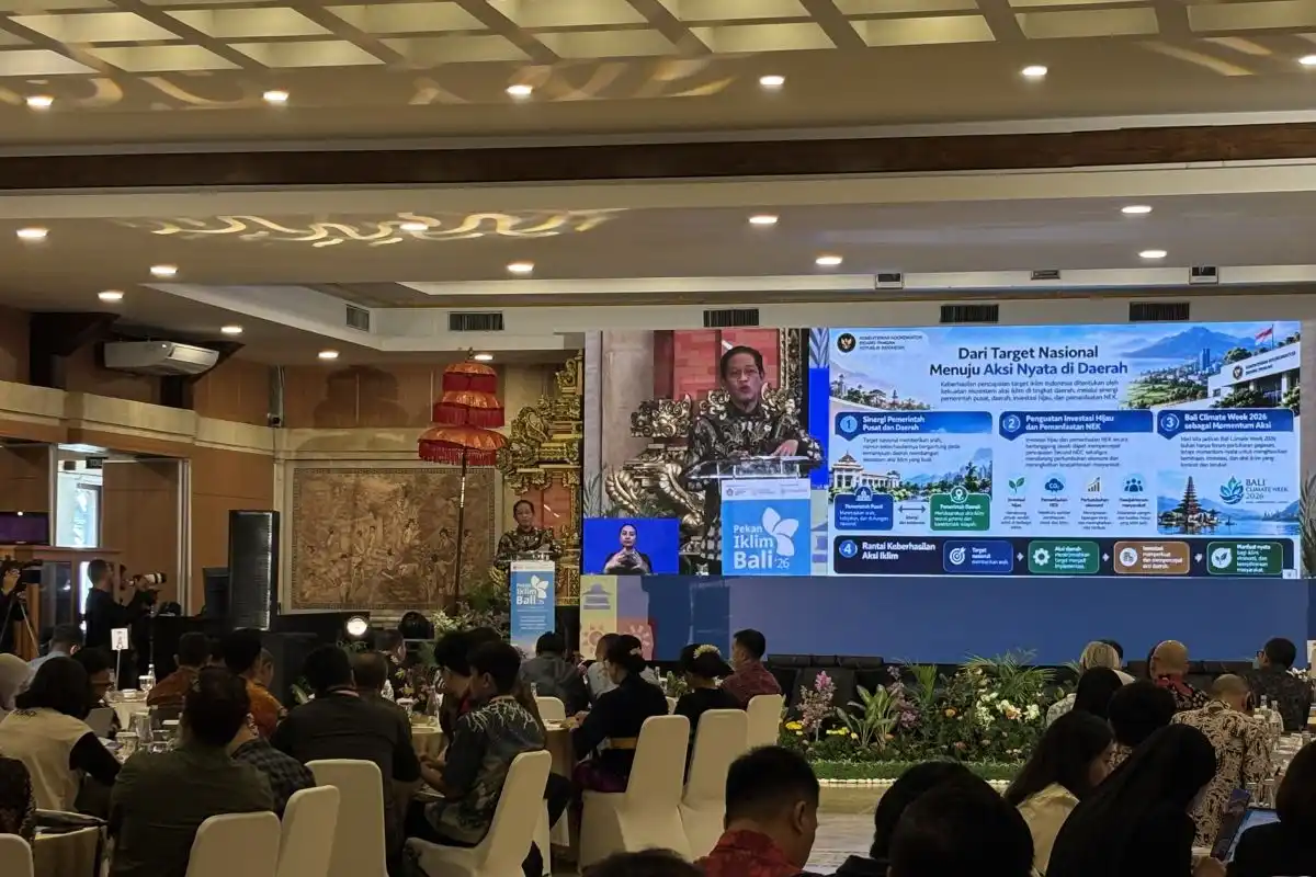 Dari Target Nasional ke Aksi Daerah: Dorongan Wamenko Pangan dalam Pekan Iklim Bali