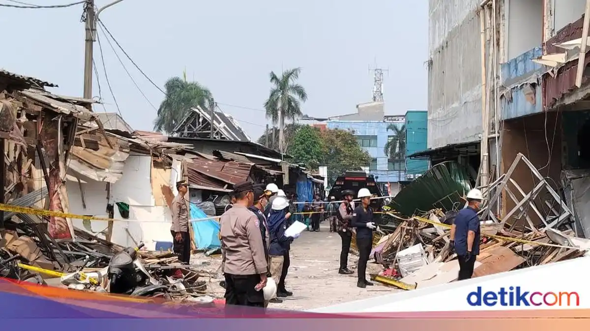 Ledakan di Pasar Cimanggis Renggut Dua Nyawa, Polisi Dalami Penyebabnya