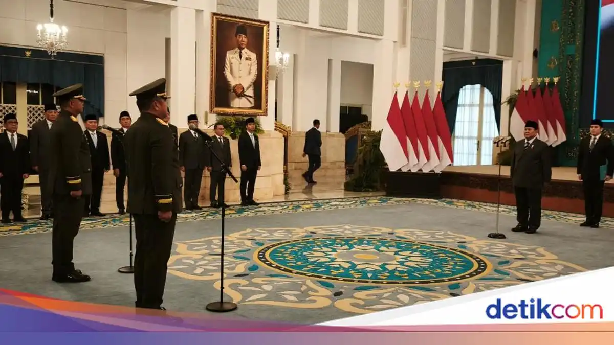 Prabowo Lantik Maruli Simanjuntak sebagai Wakil Panglima TNI