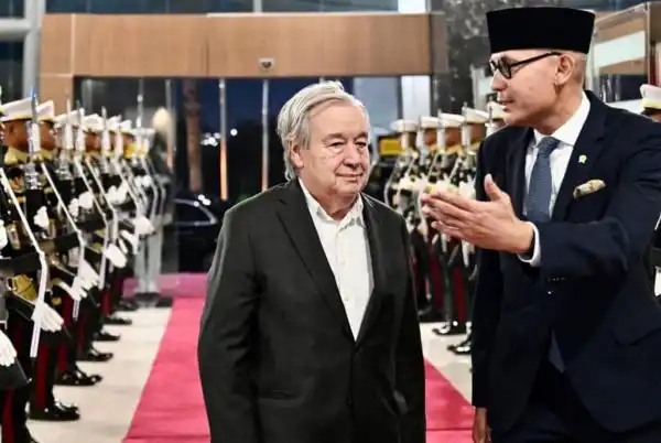 Antonio Guterres Tiba di Indonesia, Agenda Pertemuan dengan Prabowo Menanti