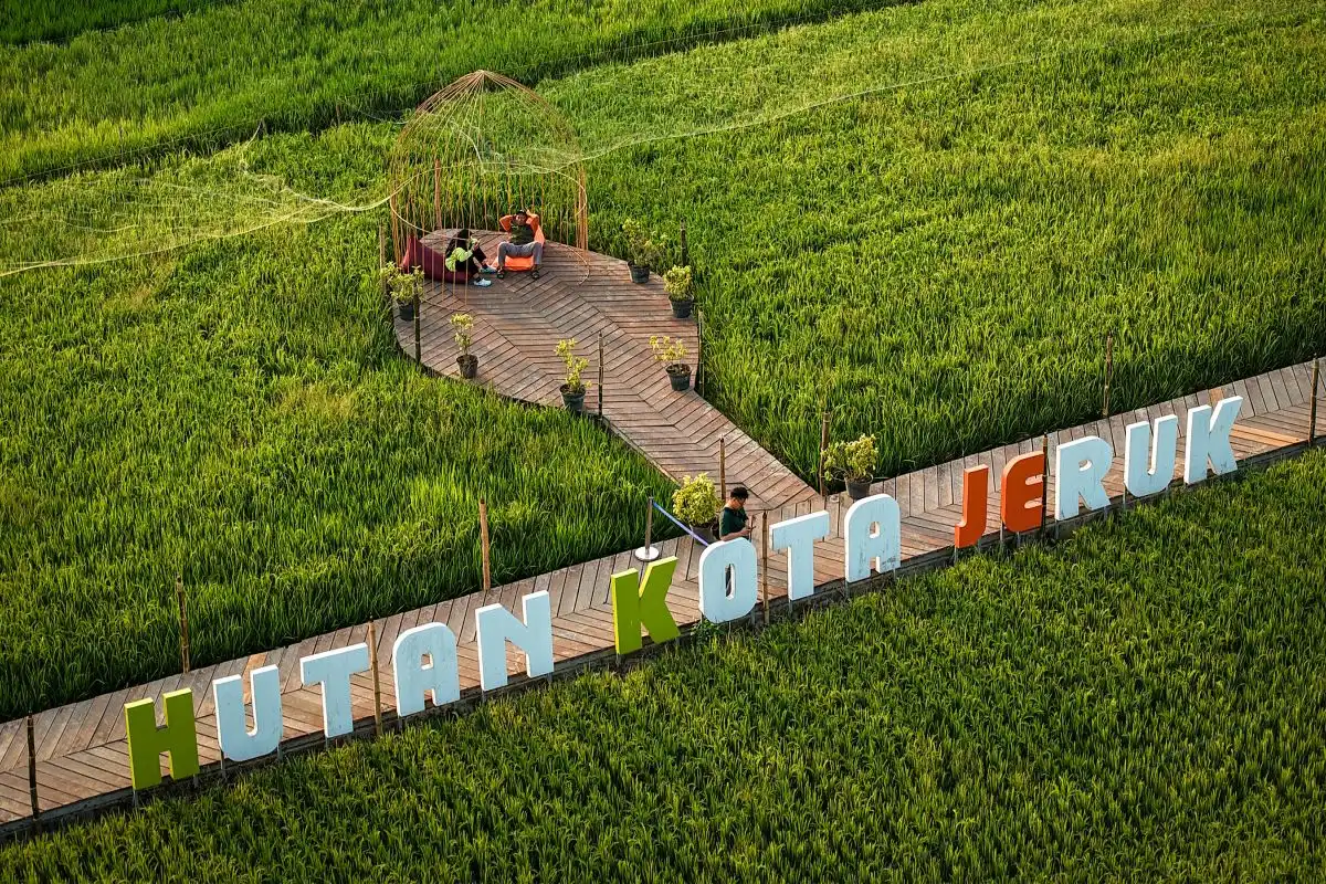 Hutan Kota Jeruk Surabaya: Ruang Rekreasi yang Harus Menjaga Sawah dan Alam