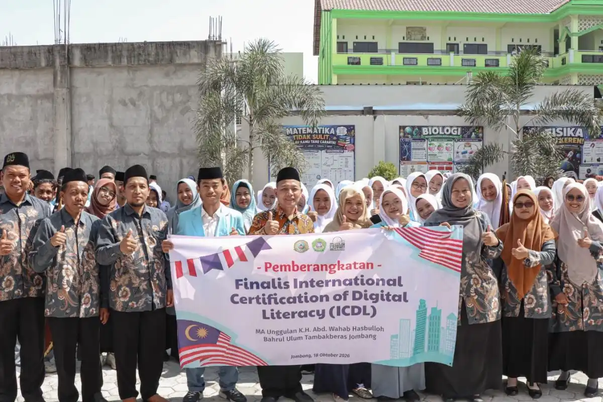 Dua Siswa MAUWH Tambakberas Tembus Final ICDL Digital Challenge 2026