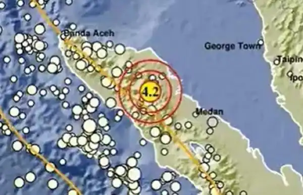 Gempa Magnitudo 4,2 Tercatat di Timur Laut Gayo Lues