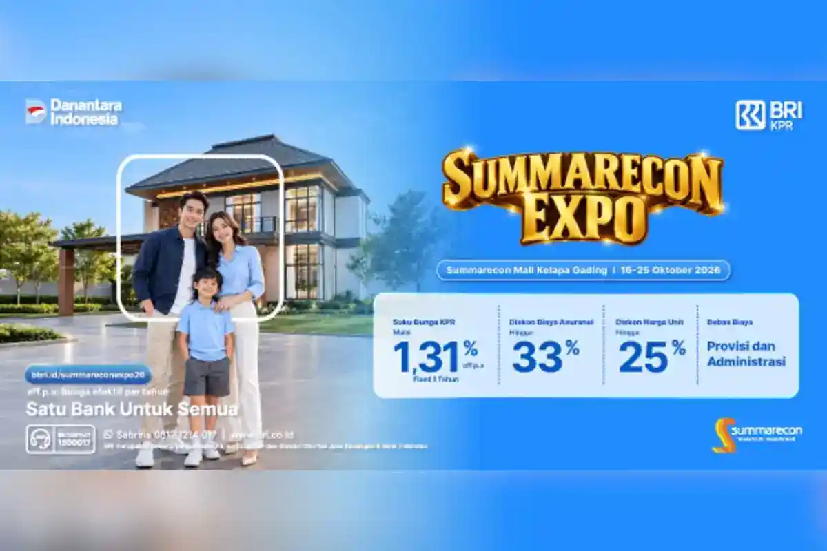 Summarecon Expo 2026 Tawarkan Pilihan Hunian dan Skema KPR BRI
