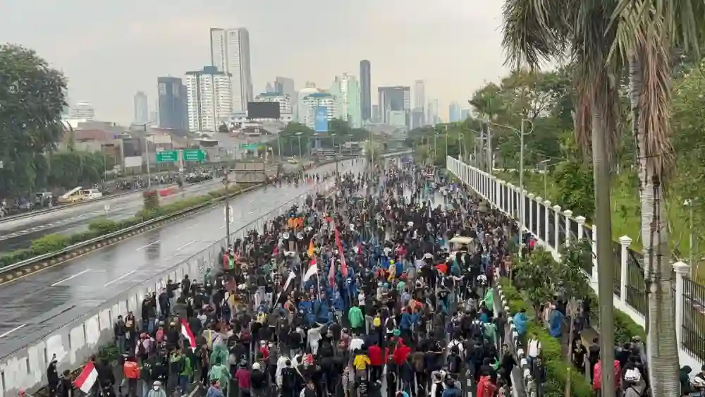 9.505 Personel Gabungan Amankan Aksi Unjuk Rasa dan Kegiatan Warga di Jakarta